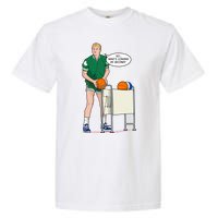 So, Who's Coming Second Larry Bird Garment-Dyed Heavyweight T-Shirt