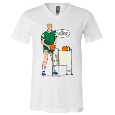 So, Who's Coming Second V-Neck T-Shirt