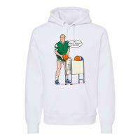 So, Who's Coming Second Larry Bird Premium Hoodie