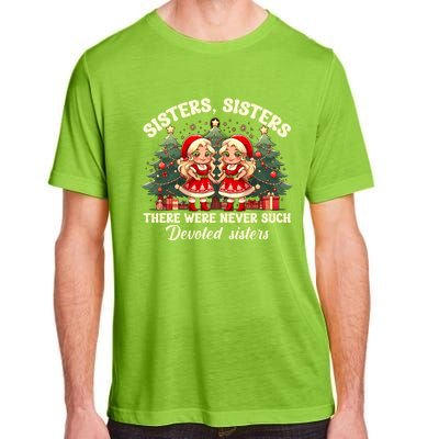 Sisters White Christmas Movie 1954 Xmas Snow Holiday Pajamas Gift Adult ChromaSoft Performance T-Shirt