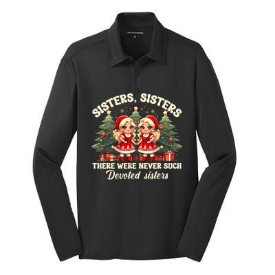 Sisters White Christmas Movie 1954 Xmas Snow Holiday Pajamas Gift Silk Touch Performance Long Sleeve Polo