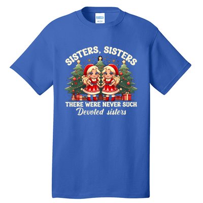 Sisters White Christmas Movie 1954 Xmas Snow Holiday Pajamas Gift Tall T-Shirt