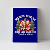 Sisters White Christmas Movie 1954 Xmas Snow Holiday Pajamas Gift Canvas