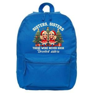 Sisters White Christmas Movie 1954 Xmas Snow Holiday Pajamas Gift 16 in Basic Backpack