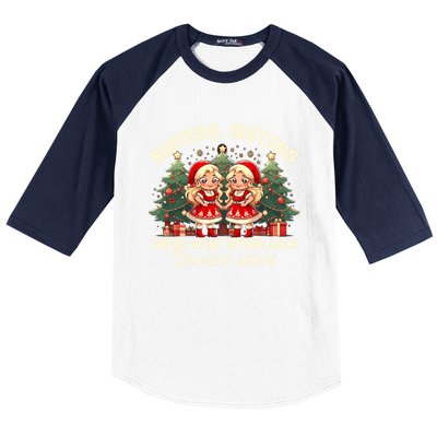 Sisters White Christmas Movie 1954 Xmas Snow Holiday Pajamas Gift Baseball Sleeve Shirt