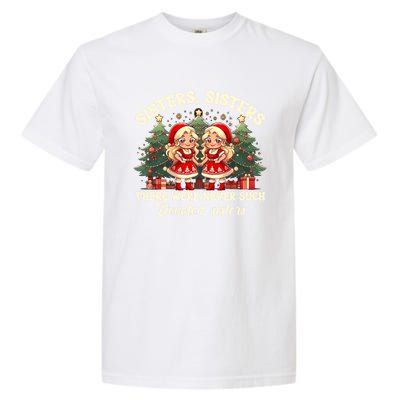 Sisters White Christmas Movie 1954 Xmas Snow Holiday Pajamas Gift Garment-Dyed Heavyweight T-Shirt