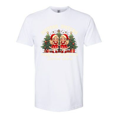 Sisters White Christmas Movie 1954 Xmas Snow Holiday Pajamas Gift Softstyle CVC T-Shirt