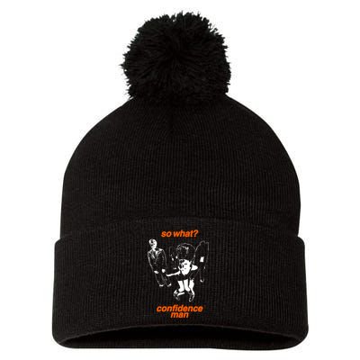 So What Confidence Man Pom Pom 12in Knit Beanie