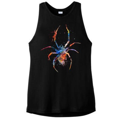 Spider Web Cobweb Arachnid Entomology Cute Gift Arachnologist Funny Gift Ladies PosiCharge Tri-Blend Wicking Tank