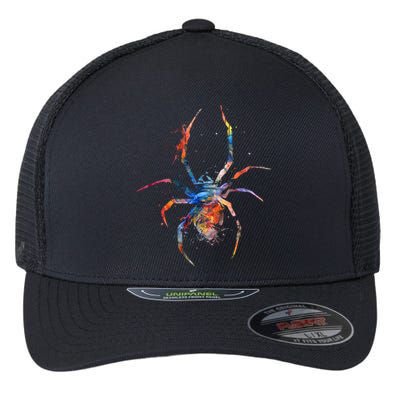 Spider Web Cobweb Arachnid Entomology Cute Gift Arachnologist Funny Gift Flexfit Unipanel Trucker Cap