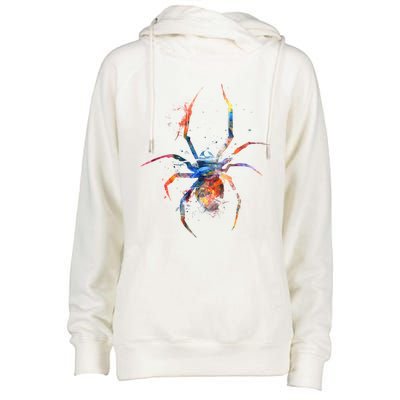 Spider Web Cobweb Arachnid Entomology Cute Gift Arachnologist Funny Gift Womens Funnel Neck Pullover Hood