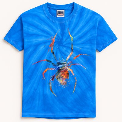 Spider Web Cobweb Arachnid Entomology Cute Gift Arachnologist Funny Gift Kids Tie-Dye T-Shirt