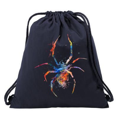 Spider Web Cobweb Arachnid Entomology Cute Gift Arachnologist Funny Gift Drawstring Bag