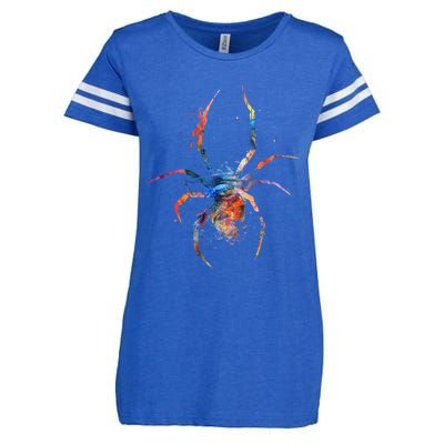 Spider Web Cobweb Arachnid Entomology Cute Gift Arachnologist Funny Gift Enza Ladies Jersey Football T-Shirt