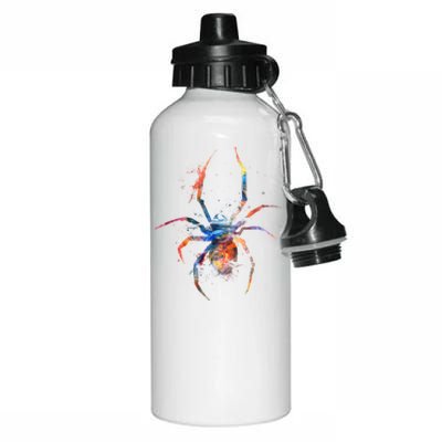 Spider Web Cobweb Arachnid Entomology Cute Gift Arachnologist Funny Gift Aluminum Water Bottle