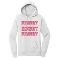 Southern Western Cowgirl Rodeo Pink Hat Women's Pullover Hoodie