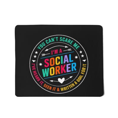 Social Worker Caseworker Public Servant Social Work Month Mousepad