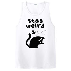 Stay Weird Cat PosiCharge Competitor Tank