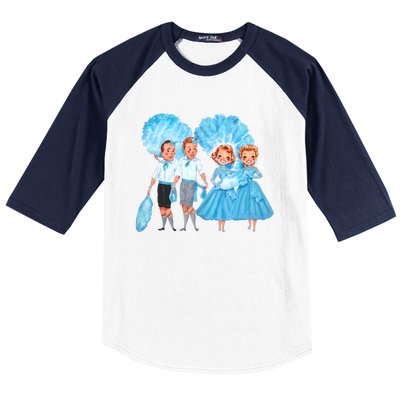 Sisters White Christmas Movie 1954 Xmas Snow Holiday Pajamas Baseball Sleeve Shirt