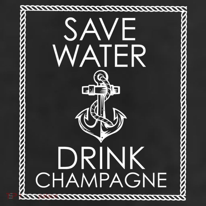 Save Water Champagne Funny Gift Beanie