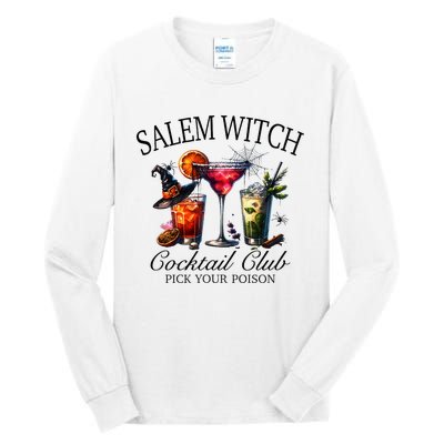 Salem Witch Cocktail Club Pick Tall Long Sleeve T-Shirt