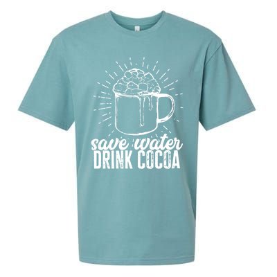 Save Water Cocoa Cool Gift Sueded Cloud Jersey T-Shirt