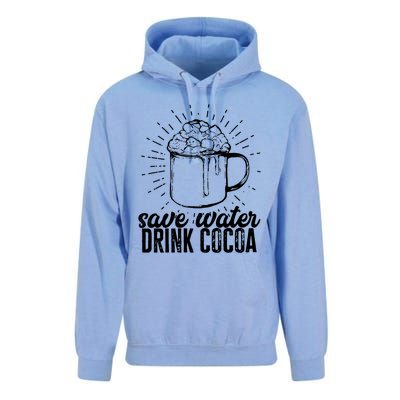 Save Water Cocoa Cool Gift Unisex Surf Hoodie