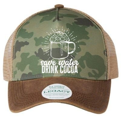 Save Water Cocoa Meaningful Gift Legacy Tie Dye Trucker Hat