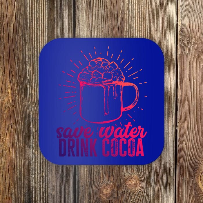 Save Water Cocoa Gift Coaster