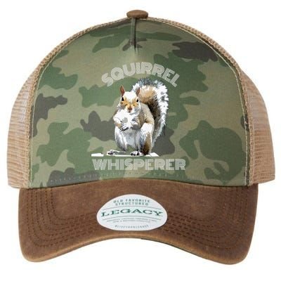 Squirrel Whisperer Cool Funny Sarcastic Squirrel Lover Legacy Tie Dye Trucker Hat