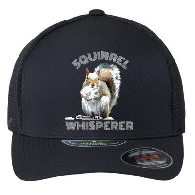 Squirrel Whisperer Cool Funny Sarcastic Squirrel Lover Flexfit Unipanel Trucker Cap