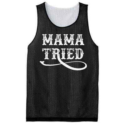 Southern Western Country Outlaw Music Mama Tried Mesh Reversible Basketball Jersey Tank