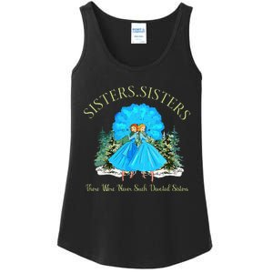 Sisters White Christmas Movie 1954 Snow Xmas Holiday Pajamas Ladies Essential Tank