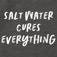 Salt Water Cures Everything Gift Vector Backpack