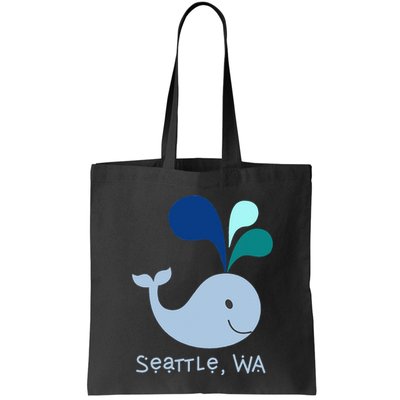 Seattle Washington Cute Whale Lover Cartoon Bag