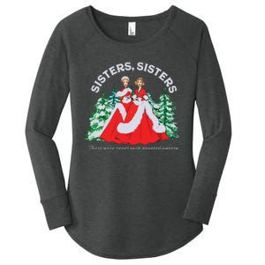 Sisters White Christmas Movie 1954 Xmas Snow Holiday Pajamas Women's Perfect Tri Tunic Long Sleeve Shirt