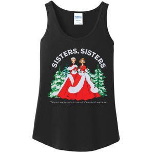 Sisters White Christmas Movie 1954 Xmas Snow Holiday Pajamas Ladies Essential Tank