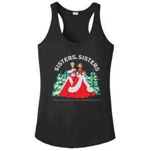 Sisters White Christmas Movie 1954 Xmas Snow Holiday Pajamas Ladies PosiCharge Competitor Racerback Tank