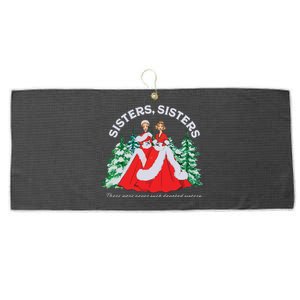 Sisters White Christmas Movie 1954 Xmas Snow Holiday Pajamas Large Microfiber Waffle Golf Towel