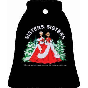 Sisters White Christmas Movie 1954 Xmas Snow Holiday Pajamas Ceramic Bell Ornament