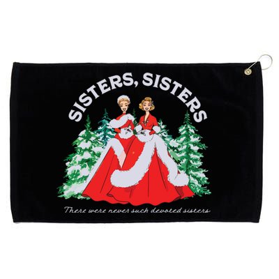 Sisters White Christmas Movie 1954 Xmas Snow Holiday Pajamas Grommeted Golf Towel