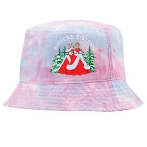 Sisters White Christmas Movie 1954 Xmas Snow Holiday Pajamas Tie-Dyed Bucket Hat