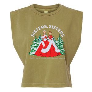 Sisters White Christmas Movie 1954 Xmas Snow Holiday Pajamas Garment-Dyed Women's Muscle Tee