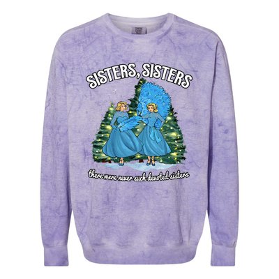 Sisters White Christmas Movie 1954 Xmas Snow Holiday Pajamas Colorblast Crewneck Sweatshirt