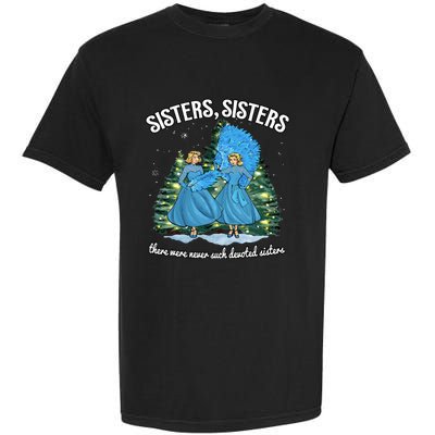 Sisters White Christmas Movie 1954 Xmas Snow Holiday Pajamas Garment-Dyed Heavyweight T-Shirt