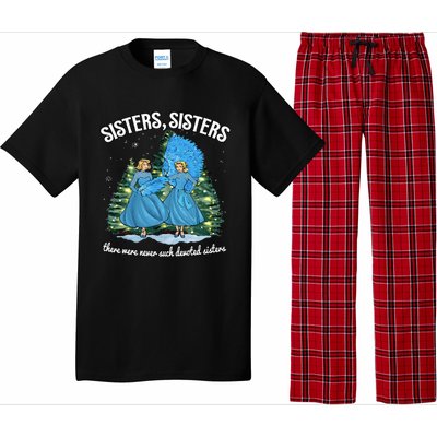 Sisters White Christmas Movie 1954 Xmas Snow Holiday Pajamas Pajama Set