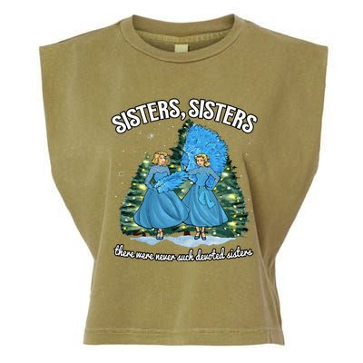 Sisters White Christmas Movie 1954 Xmas Snow Holiday Pajamas Garment-Dyed Women's Muscle Tee