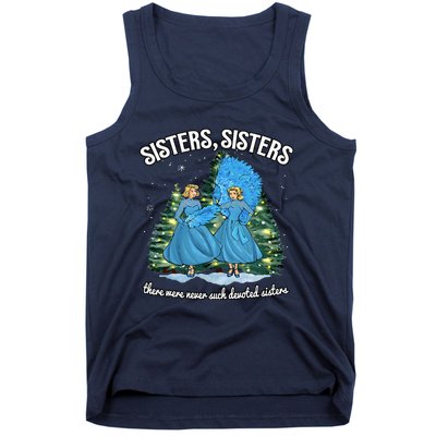 Sisters White Christmas Movie 1954 Xmas Snow Holiday Pajamas Tank Top