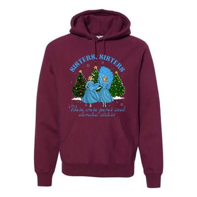 Sisters White Christmas Movie 1954 Xmas Snow Pajamas Holiday Premium Hoodie