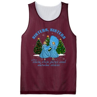 Sisters White Christmas Movie 1954 Xmas Snow Pajamas Holiday Mesh Reversible Basketball Jersey Tank